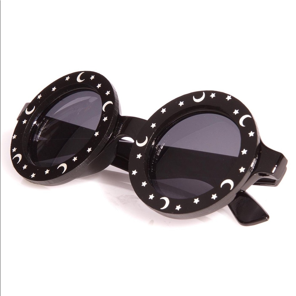 Dolls kill moon and stars circle sunglasses